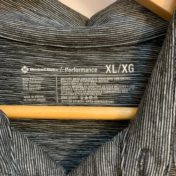 Member’s Mark Grey Heather Performance Polo - XL - Picture 3 of 8